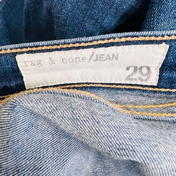 Rag & Bone Womens Blue W1502K520 Preston Stretch Mid-Rise Skinny Jeans 29 - Picture 7 of 11